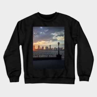 Sunset, Battery Park, Manhattan, NYC Crewneck Sweatshirt